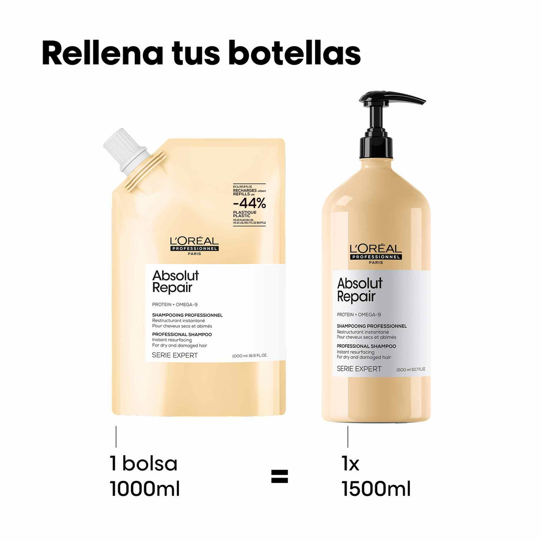 Shampoo L'Oréal Professionnel Absolut Repair - Formato Refill 1000 ml