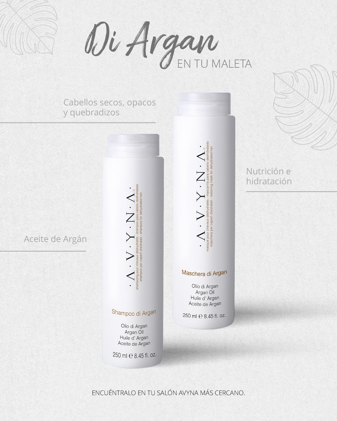 Shampoo AVYNA Di Argan 1000 ML