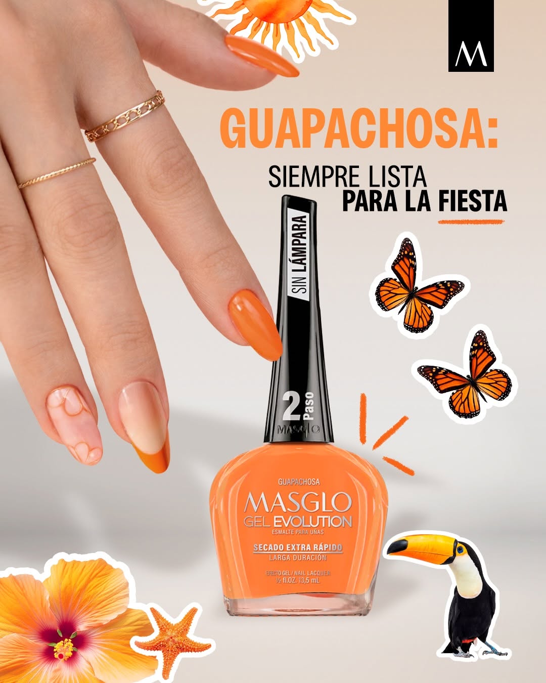 Colección Tropicolor Gel Evolution paso 2 13.5 ml