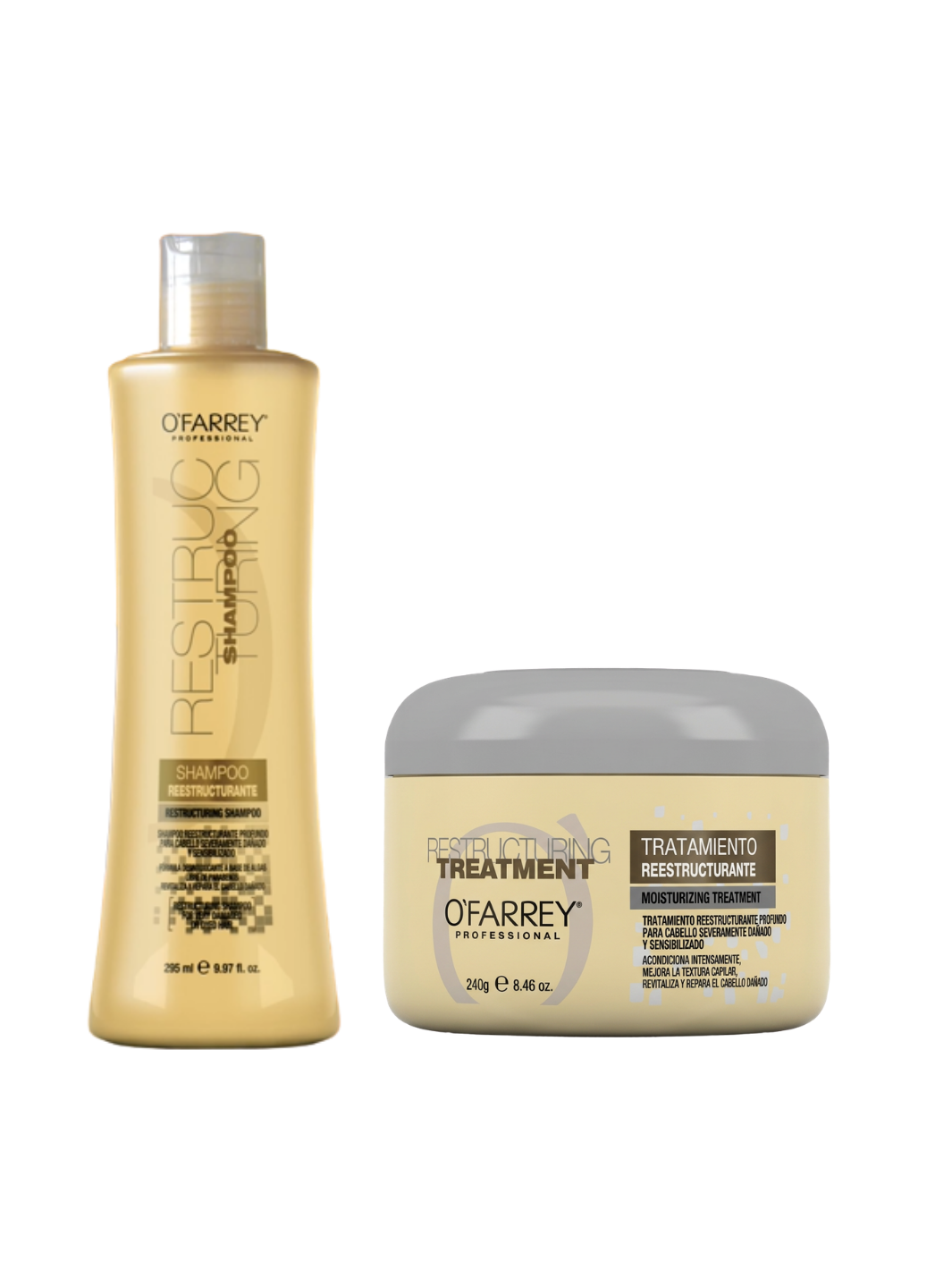 Reestructurante de Cabello (Shampoo+ Mascarilla) O'farrey