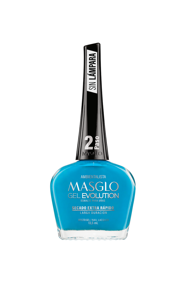 Colección Azules Masglo Gel Evolution Paso 2 13.5 mL 12 días 1pz