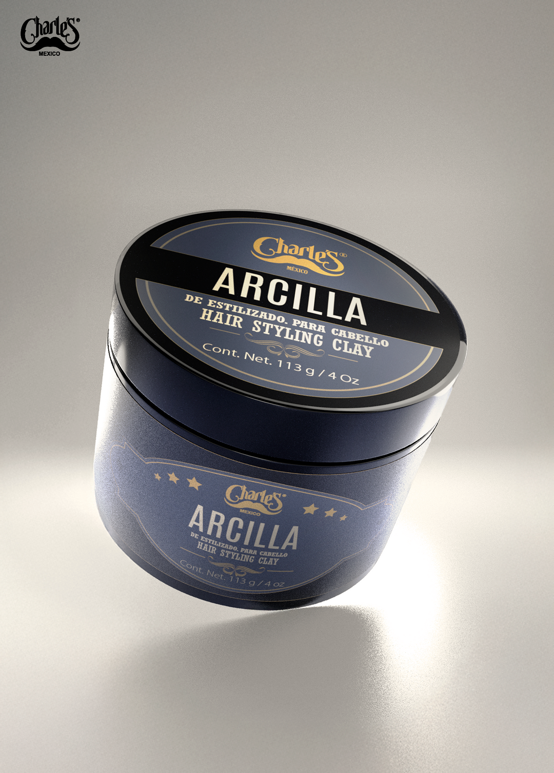 Arcilla Para Cabello Mate Alta Fijación 4oz Charle's Mexico