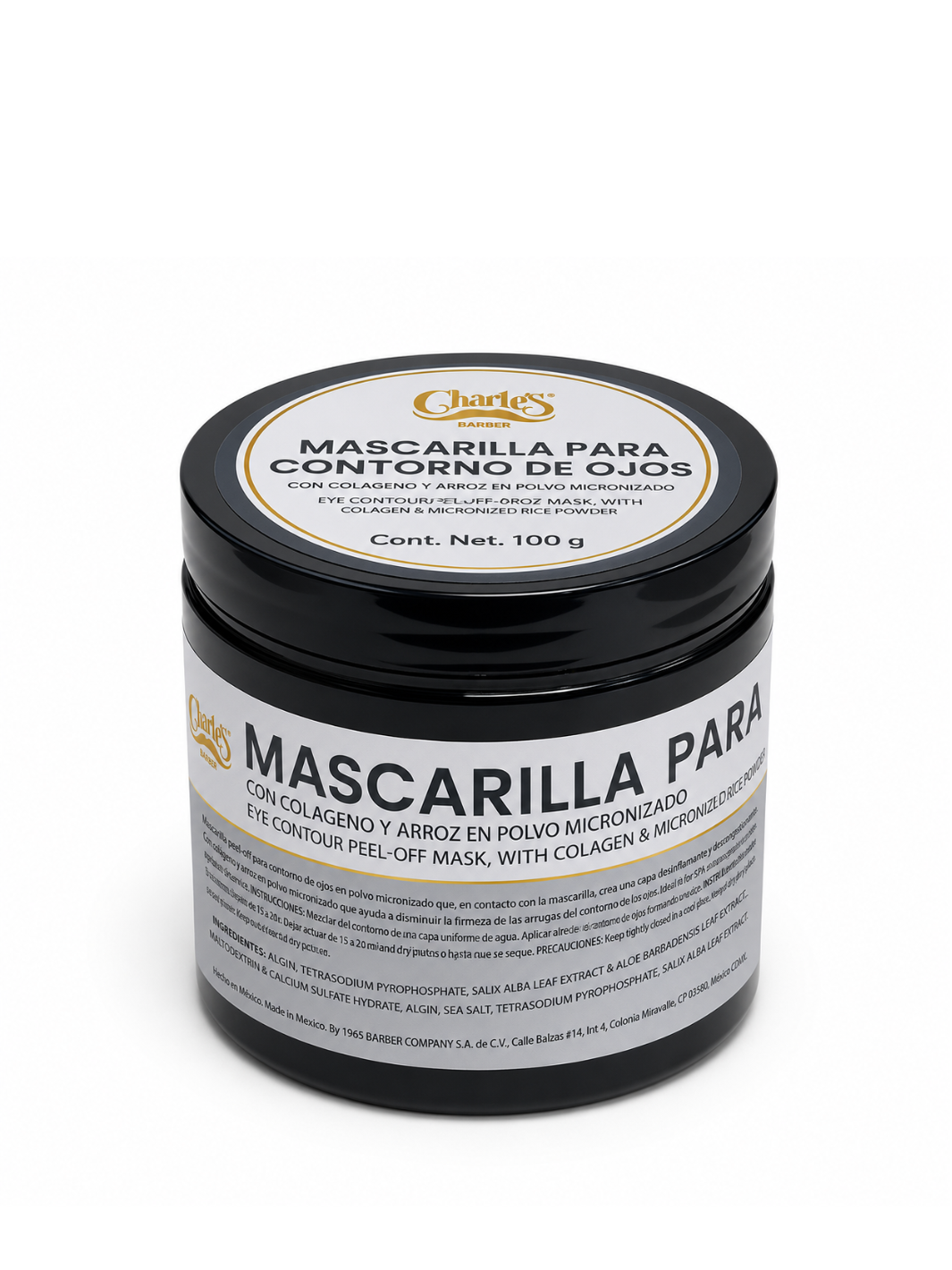 Mascarilla De Contorno De Ojos Con Colágeno CHARLE'S MEXICO  100 G