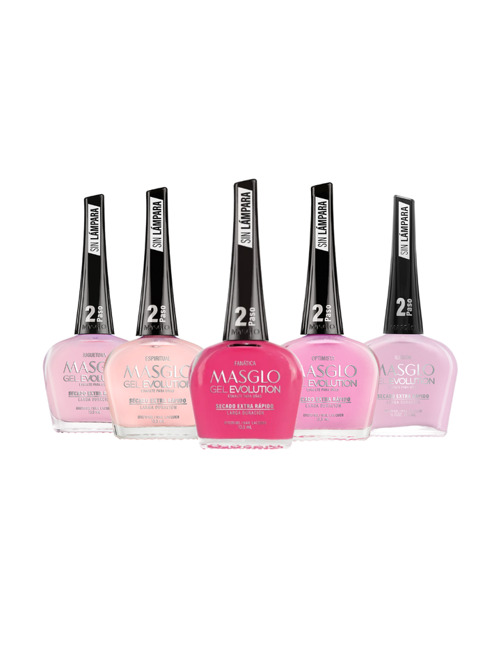 Colección Rosas Masglo Gel evolution Paso 2 13.5 mL 1 pz