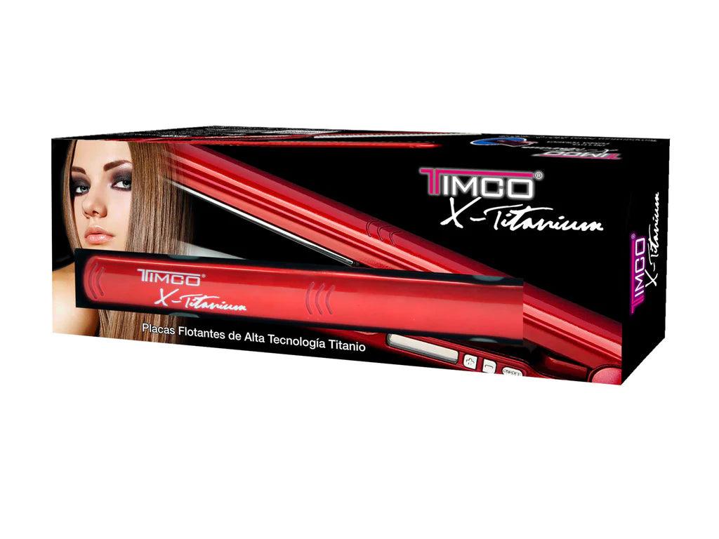 Alaciadora de Cabello Profesional X-titanium Timco Alaciadora TIT-230R - Meriti Cosmetics