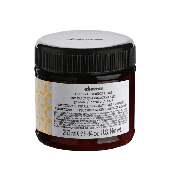 Alchemic Conditioner Golden Davines 8.8oz - Meriti Cosmetics