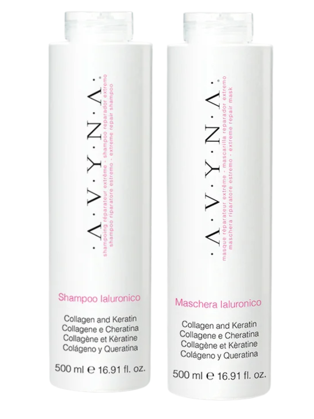 Kit Duo AVYNA IALURONICO Shampoo+Maschera De 500 ml