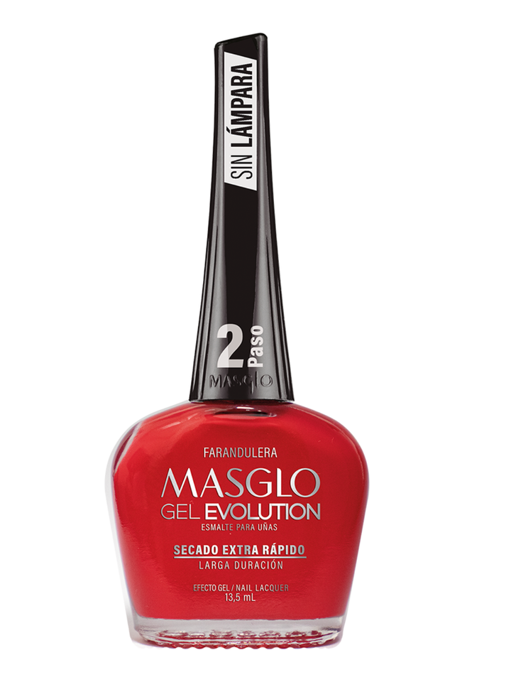 Colección Rojos Masglo Gel evolution Paso 2 13.5 mL 1 pz
