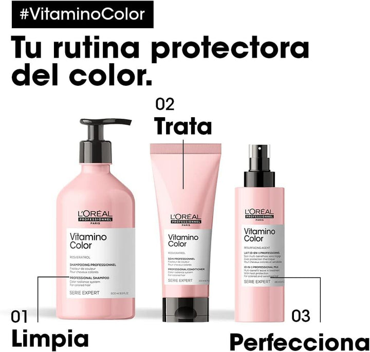 tratamiento con enjuague vitamino color 200ml - Meriti Cosmetics