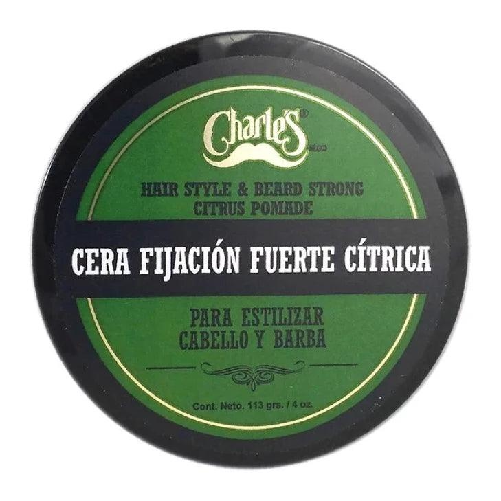 Cera fijación fuerte cítrica, Charle's, 113 grs.