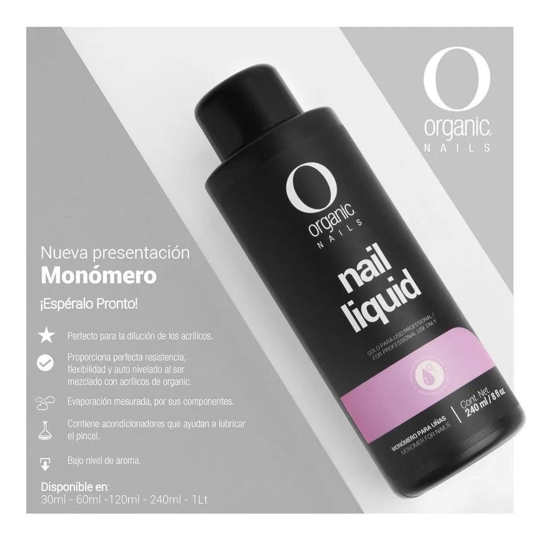 Monómero 240ml Organic - Meriti Cosmetics